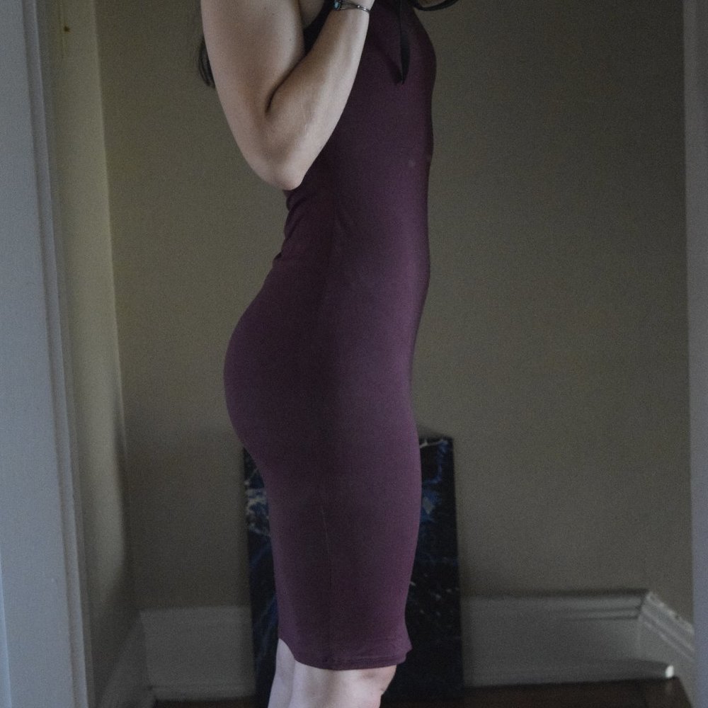 Kirious Brand Plum Bodycon Dress